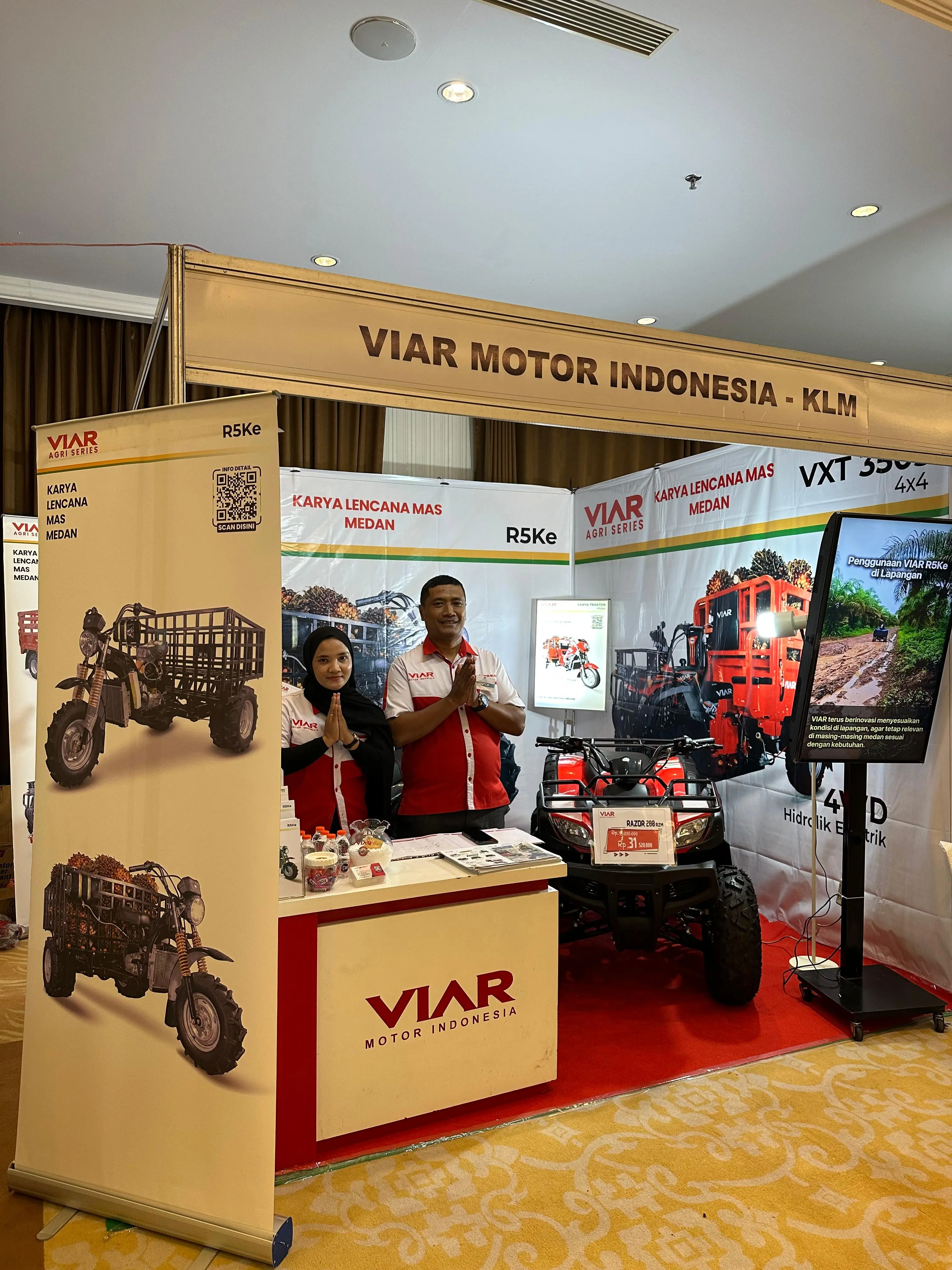 Pameran SCOPEX 2026 Medan: VIAR Motor Indonesia Hadirkan Solusi Kendaraan Operasional Perkebunan Terbaik