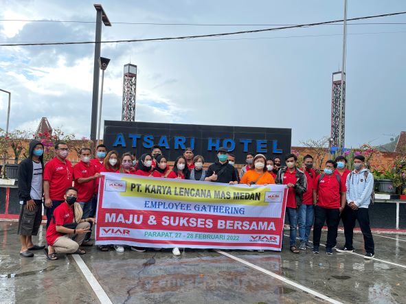 VIAR Sumut Mengadakan Gathering Karyawan di Parapat, Sumut